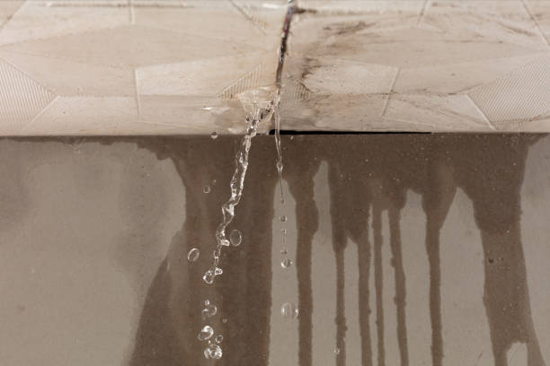Professional Water Damage Restoration technician working in Lampasas, TX